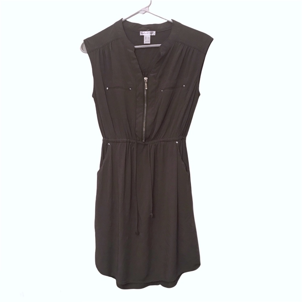 Streetwear Society Zippered Sleeveless Dress Small